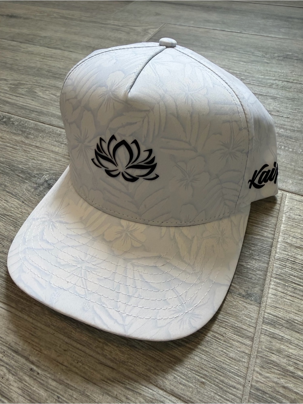 Kaipar Clothing Floral Hat Prominent Lotus Logo Hilo 5 Panel Waterproof